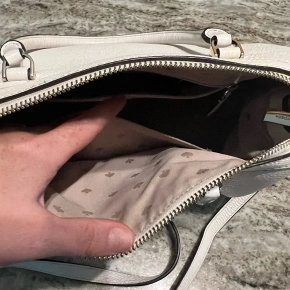 Kate spade pebbled leather purse with matching wallet - Picture 9 of 16